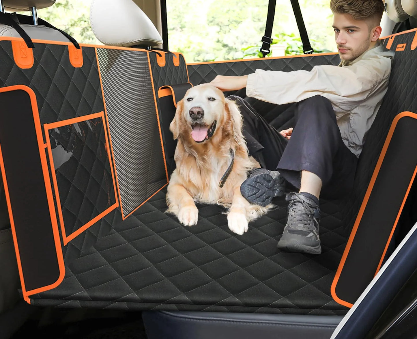 4-In-1 Waterproof Dog Car Seat Cover