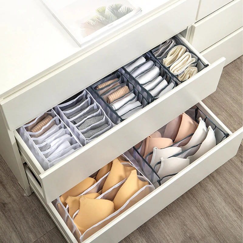 Underwear Bra Organizer Storage Box Drawer Closet Organizers Divider Boxes for Underwear Scarves Socks Bra Organizer Drawers