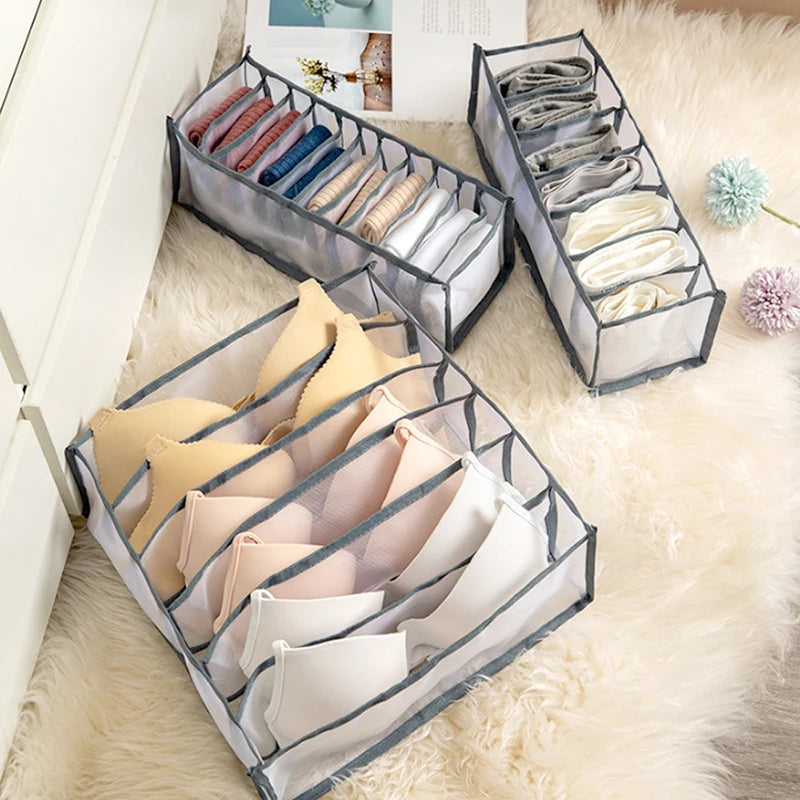 Underwear Bra Organizer Storage Box Drawer Closet Organizers Divider Boxes for Underwear Scarves Socks Bra Organizer Drawers